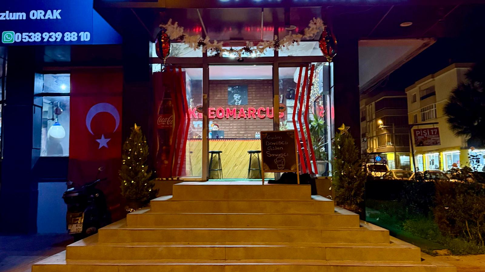 Kleomarcus Spor Akademi antrenman alanı ve sporcular